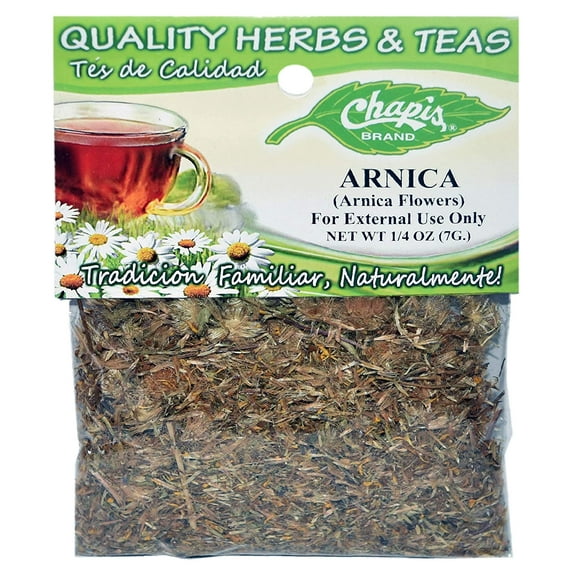Chapis Tea/ Hierba Arnica Flower- Dried Natural Herbs Net Wt. 1/4 oz. (7 g) (3 Pack)