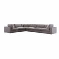 thumbnail image 2 of Roundhill Furniture Rivas Contemporary 6-Piece Sectional Sofa - Graphite, 2 of 7