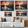 thumbnail image 4 of Designart "Moscow Popart Colorful City" Moscow Floater Framed Wall Art Print, 4 of 7