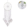 thumbnail image 3 of Atrapasueños de plumas tejidas, colgante de pared grande hecho a mano, decoración con borlas, adorno para decoración del hogar, 3 of 5