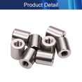 thumbnail image 3 of HUGFEGWE Round Connector Nuts Threaded Sleeve Rod Coupling Nut for Connect Two Threaded Shafts 10PCS CJB91-25825, 3 of 5