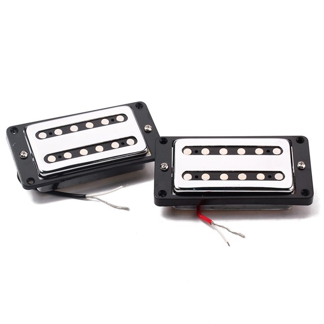 Pickups Doble Salida Diseño único Fácil de usar 6 cuerdas Transductor eléctrico Material premium Humbucker para la guitarra 2 piezas Scienceny OD019951-00