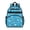 Excavator and Helicopter Blue Pattern, variant on Excavator and Helicopter Blue Pattern Cute School Backpack Bag for School with Padded Back and Adjustable Shoulder Straps 15.25"x11.5"x5.25"