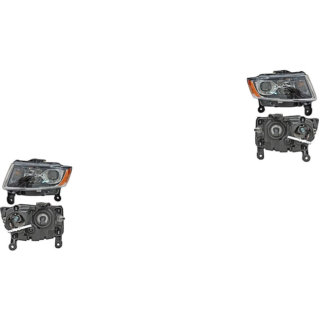 Par de Faros Grand Cherokee 2014 A 2016 Jeep TYC .