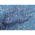 thumbnail image 5 of oneOone Cotton Poplin Medium Blue Fabric Lace Floral Craft Projects Decor Fabric Printed By The Yard 42 Inch Wide, 5 of 6