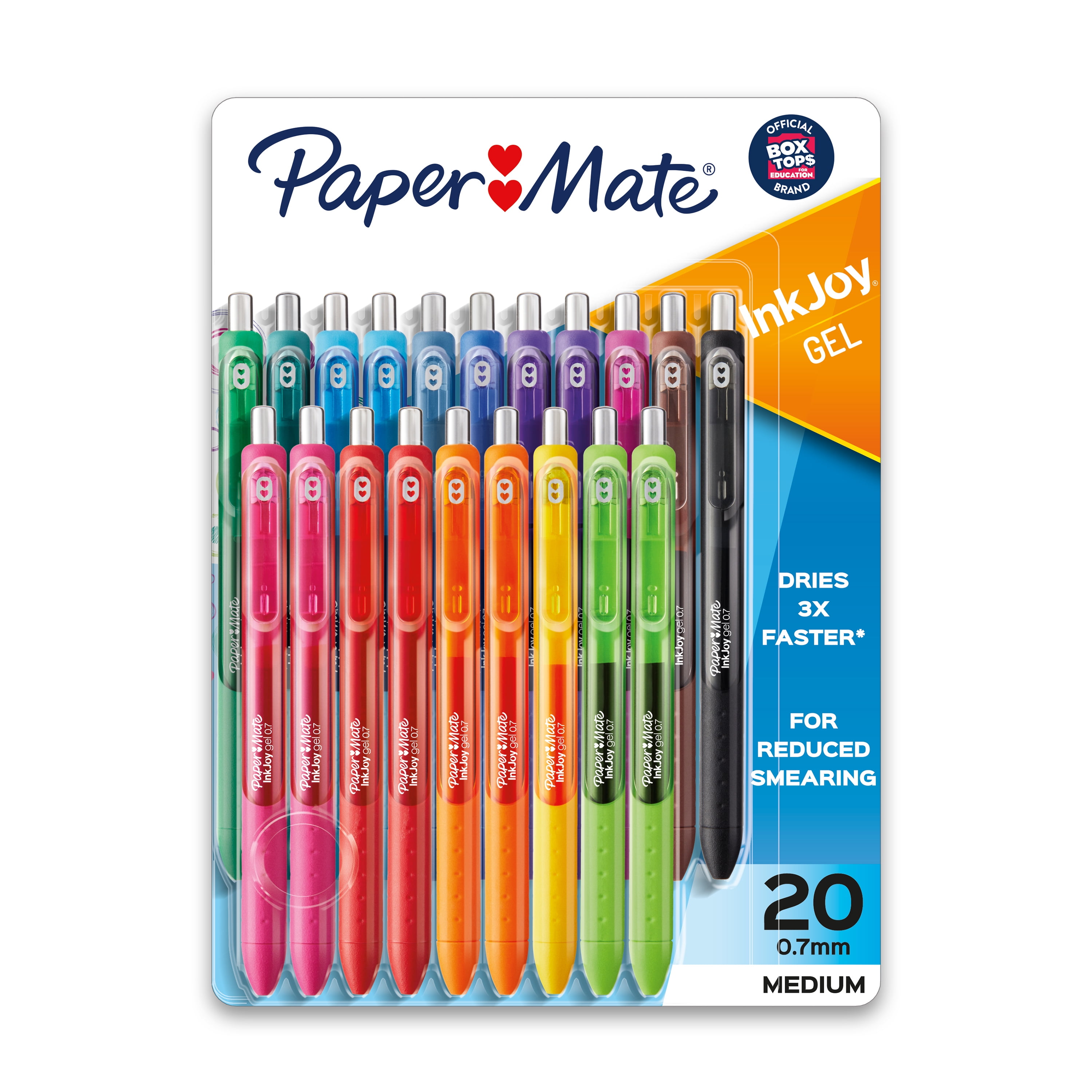 set di 14 assortimento di colori Paper Mate 2016726 Inkjoy penna roller punta ago 