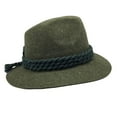 thumbnail image 5 of Oktoberfest Haus German Alps Hunter Green Alpine 100% Wool Hat with Deluxe Braided Rope | Hat for Men and Women | M, 5 of 10