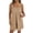 Khaki, variant on Rompers for Women Square Neck Sleeveless Casual Loose Fit Short Jumpsuits Wide Leg Pleated Summer Vacation One Piece Rompers with Pockets Light Blue 2XL