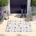 thumbnail image 2 of White Fairy Cat Pattern Flannel Non Slip Door Rugs,Washable Door Mats Indoor,Decorative Door Mats,Dirt-Resistant and Absorbent Doormat for Entrance,Bedroom,Kitchen,Bathroom,31.5x17in(80x43cm), 2 of 4