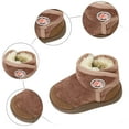 thumbnail image 5 of Zshosam Snow Boots Kids Toddler Winter Boots Waterproof Snow Boots Boys Girls High Top Outdoor Warm Shoes for Cold Weather Size 7,(Khaki Toddler 7), 5 of 7