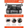 thumbnail image 6 of UNPLUG Waterproof Dry Duffel Bag 110L, Heavy Duty 1680D Large Travel Bag for Camping, Boating, Motorcycling and Hunting, Storm Grey, 6 of 6