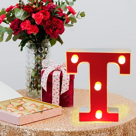 

Desktop Decorations Ornament Fashion LED Subtitle Lamp LED Lamp Life Is Long Long Term Use Without Heat. Get The Decorative Effect LED Letter Lights Light Up Letters Standing Hanging