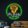 thumbnail image 2 of Handmadetneonsign Pizza Neon Sign, Pizza Food LED Light Neon Art Decor, Pizza Store Wall Decor, 2 of 5