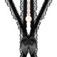 thumbnail image 2 of Gibobby Calzoncillos de encaje para mujer Mujeres Transparente Sexy Hot Open File Low Rise Lace Pearl Hollow Tanga(Negro,Talla única), 2 of 4