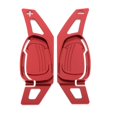 thumbnail image 1 of Extensiones de cambio de paleta rojas de metal de aluminio para  Gear Car rojo Sharpla  Paleta de cambio del volante, 1 of 8