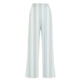 thumbnail image 5 of FUNUONY Wide Leg Pants for Women High Waisted Palazzo Pants Work Casual Flowy Loose Trousers with Pockets Women's Simple Plaid Wide Leg Casual Pants Sports Pants Loose Running Pants Light Blue L, 5 of 5