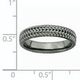 thumbnail image 2 of Sterling Silver Black-Plated Ring, 2 of 6