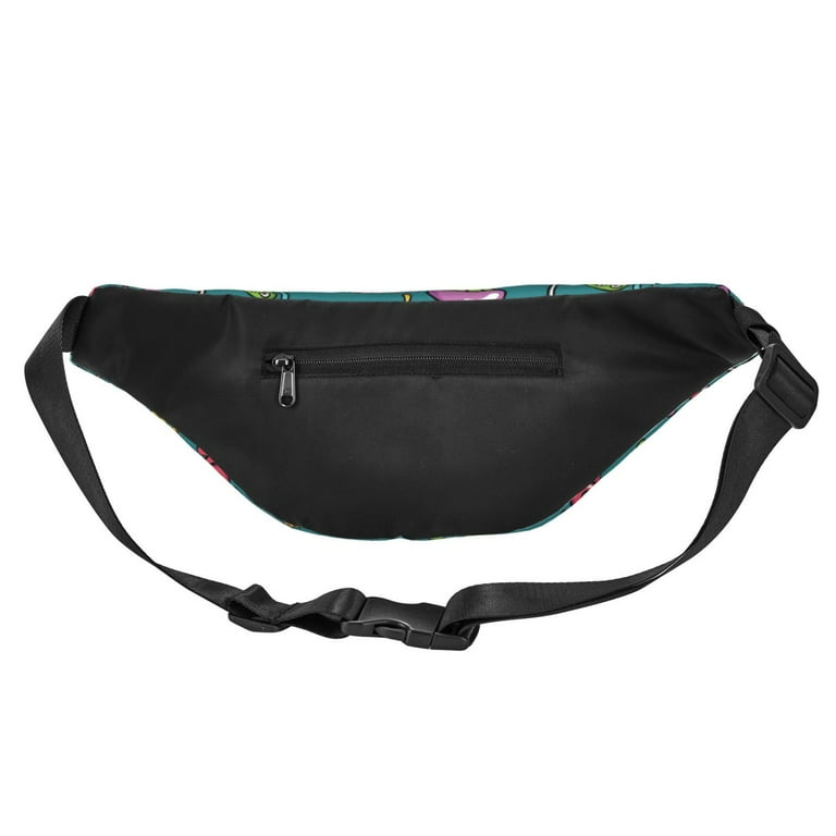 Fanny Pack for Women Men Waterproof Cute Food Lollipop Pizza Fries Crossbody Bag with Adjustable Shoulder Strap Belt Bag Waist Bag for Travel Sports Running Outdoors Walmart