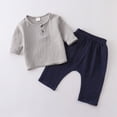 thumbnail image 2 of UAYOTSE Baby Boy Summer Outfits Shirt Soft Pocket Short Sleeve Tops & Shorts Sets 3 6 12 18 Months 2T Clothes,Sizes 3-4 Years, 2 of 6