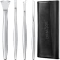 thumbnail image 1 of Juego de cuchillos de pedicura DRMODE Professional, 4 piezas, acero inoxidable, 1 of 7