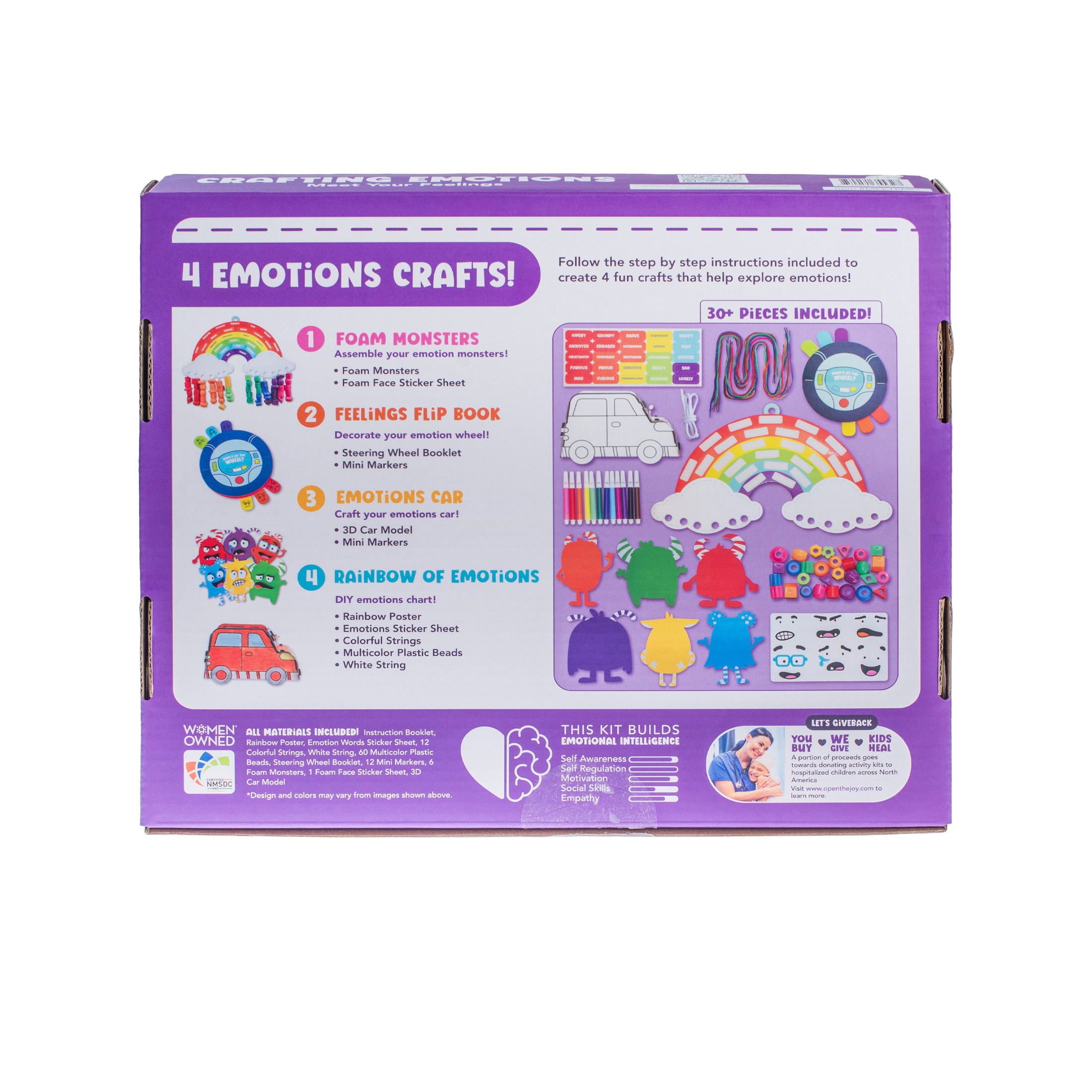 Open The Joy Crafting Emotions 4-N-1 Craft Kit