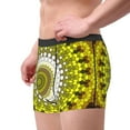 thumbnail image 4 of Kll Yellow Mandala Men'S Cotton Boxer Briefs Underwear-Small, 4 of 9