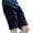 Black, variant on Plebaso Mens Casual Shorts Summer Elastic Waist Plain Shorts Drawstring Lightweight Beach Shorts for Men
