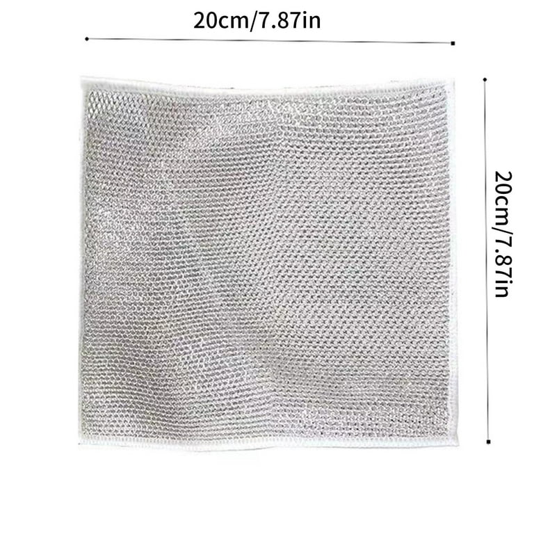 Multipurpose Wire Dishwashing Rags for Wet and Dry, Wire