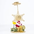 thumbnail image 1 of Christmas Wrought Iron Candlestick Ornaments Decoration Candle Holder Decor, 1 of 7