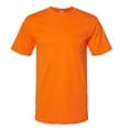 thumbnail image 3 of Bayside - Adult High Visibility Safety Orange T-Shirt | 50/50 Cotton/Polyester Pocket Shirt, Classic fit 5.4 oz Pack of 9, Size 3XL, 3 of 6