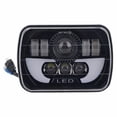 thumbnail image 1 of Faro delantero universal de 5 x 7 pulgadas, 90 W, LED cuadrado, luz alta/baja, resistente al agua, 1 of 13