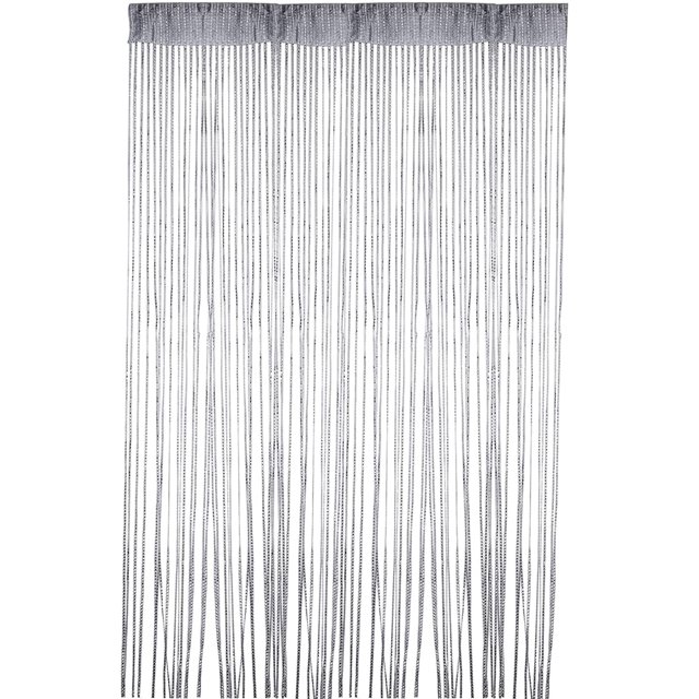Pantalla Borlas para El Cinta Plateada Hilo Flecos Ventana Panel Pared Puerta Decorativa Cortina 100 Cm X 200 Bodas Cafetería Restaurante Piezas