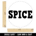 thumbnail image 2 of Spice Fun Text Self-Inking Rubber Stamp Ink Stamper - Black Ink - Mini 1/2 Inch, 2 of 7