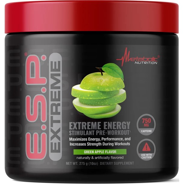 Metabolic Nutrition ESP Extreme Pre Workout (Green Apple ...