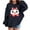 Navy, variant on Lorytime Christmas Kids Hoodies for Boys Girls Printed Sweatshirt Long Sleeve Pullover Drop Shoulder Cute Tops Blue