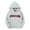 Gray, variant on Unisex Boys Fleece Lined Hooded Sweatshirt with Fun Letter Print, Cozy Long Sleeve Pullover Shirt with Pouch Pocket for School Outdoor Play, Pink, 140