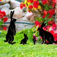 thumbnail image 3 of Estacas decorativas para jardín, conejito de Pascua, zanahoria, decoración para el hogar, dormitorio, sala de estar, 3 of 5