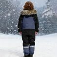 thumbnail image 6 of Rciityk Black Toddler Snow Suit - Snow Suit for Kids - Girls Boys One Pieces Snowsuit Winter Outdoor Ski Suit Warm Waterproof Snowboarding Jumpsuit, 6 of 8