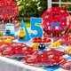 thumbnail image 5 of Juego de vajilla de fiesta Grencian Spider para quinto cumpleaños, 96 piezas, 5 of 7