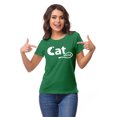 thumbnail image 4 of Inkmeso Crew Neck Cat Mom Graphic Tshirt Short Sleeve Women Cotton Tee Casual, 4 of 8