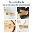 thumbnail image 4 of Avery 1" x 3" Rectangle Cards, Kraft Brown, 800ct, 4 of 11