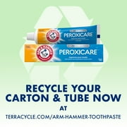 ARM & HAMMER Peroxicare Anti-Cavity Fluoride Toothpaste, Clean Mint, 6 oz, 2 Pack