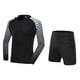 thumbnail image 2 of Uniforme de portero, traje de portero de fútbol, ​​poliéster, regalo, negro, versátil, para niños S, 2 of 9