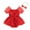 Red, variant on Musuos Baby Girls Independence Day Romper Dress 6 12 18 24Months Short Sleeve Stars Print Mesh Romper with Headband Summer Outfit