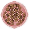 thumbnail image 1 of Comedero Antilento Outward Hound Rosa Pequeño para Perro, 1 of 7
