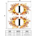 thumbnail image 6 of Fall Maple Leaves Monogram Letter I Mailbox Cover Magnetic 25.5x21 Inch, Family Last Name Initial Post Letter Box Covers, Autumn Thanksgiving Seasonal Outdoor Yard Oversized Mailbox Decor, 6 of 6