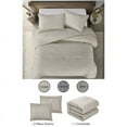 thumbnail image 3 of Posh Living Jeter 3pc Full/Queen Comforter Set Beige, 3 of 6