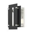 thumbnail image 2 of 21771-04-Livex Lighting-Utrecht - 10 One Light Outdoor Wall Lantern Black/Brushed Nickel Finish, 2 of 12