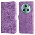 thumbnail image 3 of Funda tipo cartera GANGXUN para Honor Magic 5 Pro , diseño girasol, cuero PU, soporte, cierre magnético, tarjetero, 3 of 5