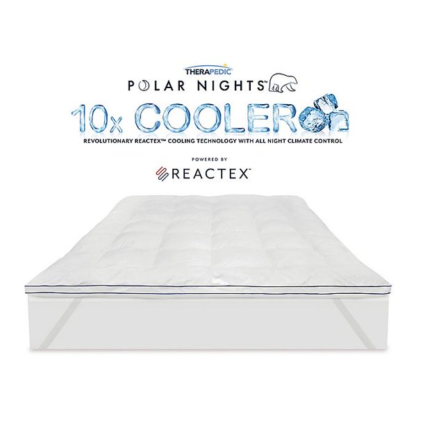 therapedic polar nights mattress topper